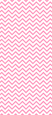 Store enrouleur Zigzags roses horizontaux