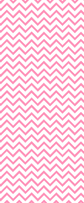 Store enrouleur Zigzags roses horizontaux