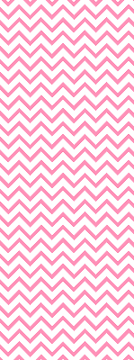 Store enrouleur Zigzags roses horizontaux