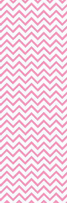 Store enrouleur Zigzags roses horizontaux