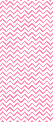 Store enrouleur Zigzags roses horizontaux