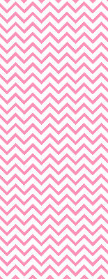 Store enrouleur Zigzags roses horizontaux