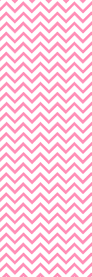 Store enrouleur Zigzags roses horizontaux