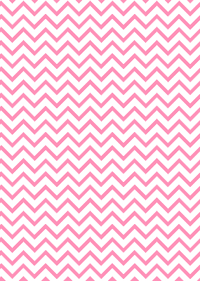 Store enrouleur Zigzags roses horizontaux