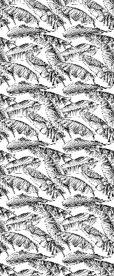 Store intérieur Feuilles de fougère