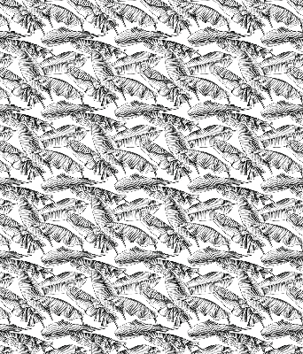 Store intérieur Feuilles de fougère