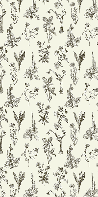 Store enrouleur Fleurs dessinées