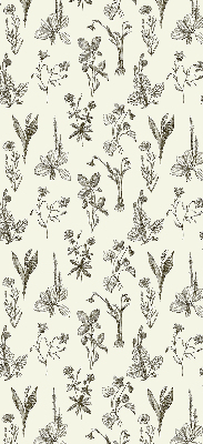 Store enrouleur Fleurs dessinées