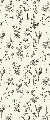 Store enrouleur Fleurs dessinées