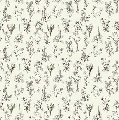 Store enrouleur Fleurs dessinées