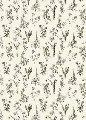 Store enrouleur Fleurs dessinées