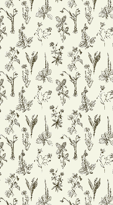 Store enrouleur Fleurs dessinées