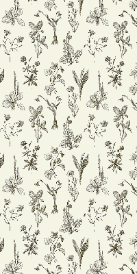 Store enrouleur Fleurs dessinées