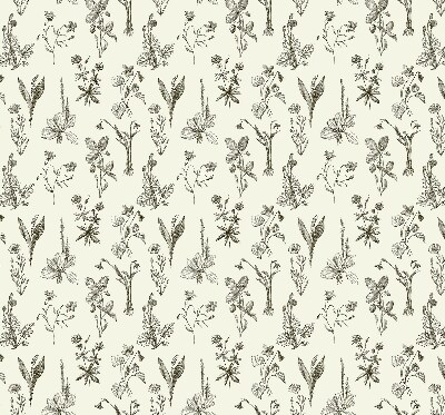 Store enrouleur Fleurs dessinées