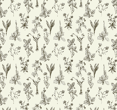 Store enrouleur Fleurs dessinées