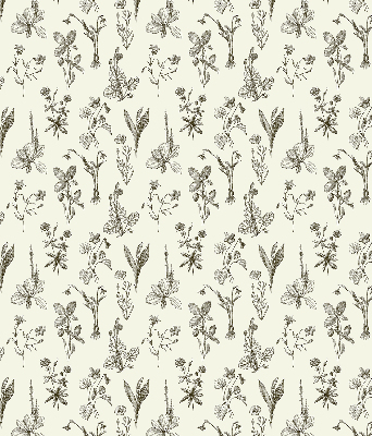 Store enrouleur Fleurs dessinées