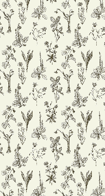 Store enrouleur Fleurs dessinées