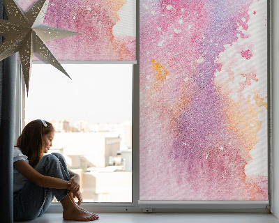 Store enrouleur Déversement de peinture artistique