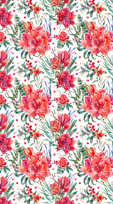 Store intérieur Fleurs rouges