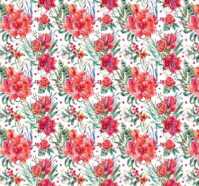 Store intérieur Fleurs rouges