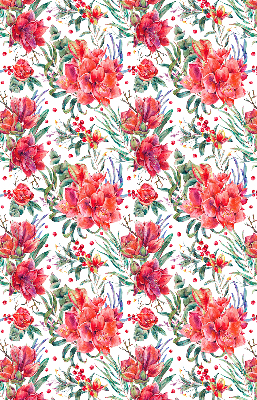 Store intérieur Fleurs rouges