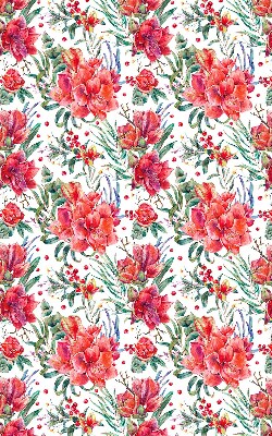 Store intérieur Fleurs rouges