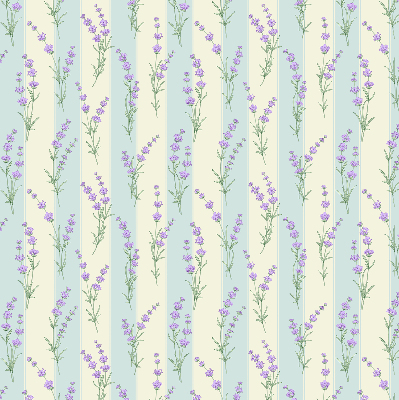 Store intérieur Fleurs violettes