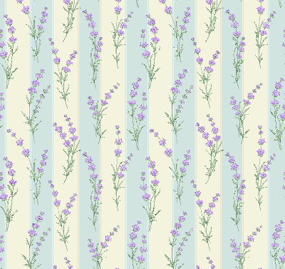 Store intérieur Fleurs violettes