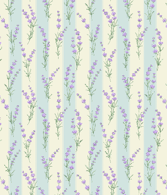 Store intérieur Fleurs violettes