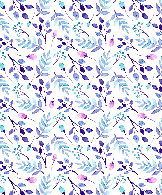 Store enrouleur Fleurs bleues