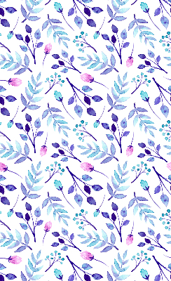 Store enrouleur Fleurs bleues