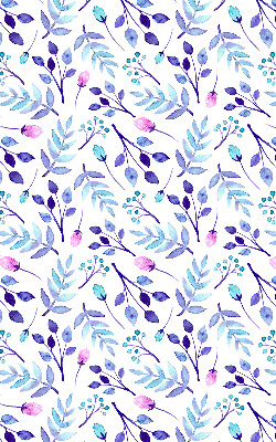 Store enrouleur Fleurs bleues