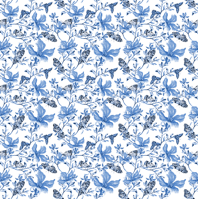 Store intérieur Papillons bleus