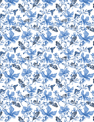 Store intérieur Papillons bleus