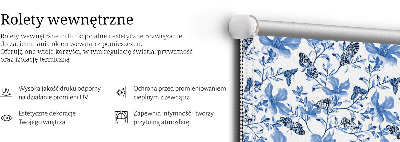 Store intérieur Papillons bleus