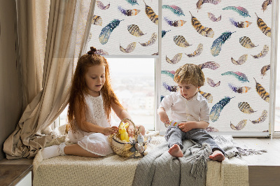 Store enrouleur Plumes