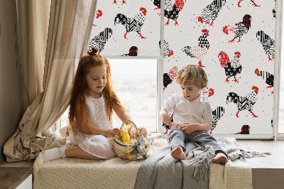 Store intérieur Coqs