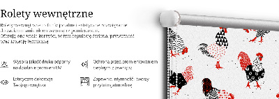 Store intérieur Coqs