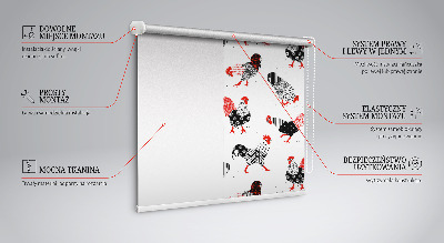 Store intérieur Coqs