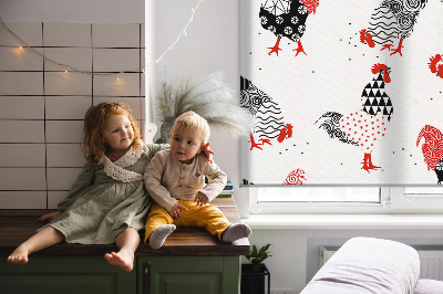 Store intérieur Coqs