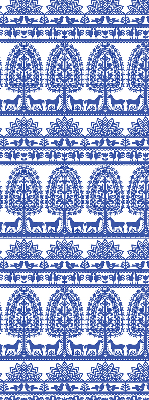 Store enrouleur Motif bleu