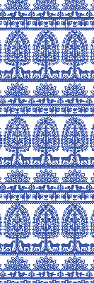 Store enrouleur Motif bleu