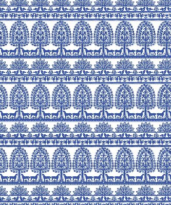 Store enrouleur Motif bleu