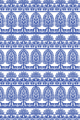 Store enrouleur Motif bleu