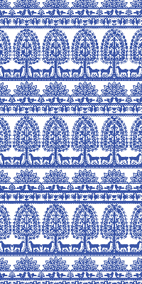 Store enrouleur Motif bleu