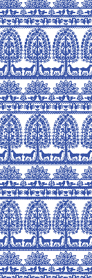 Store enrouleur Motif bleu