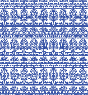 Store enrouleur Motif bleu