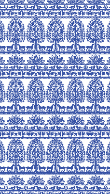 Store enrouleur Motif bleu