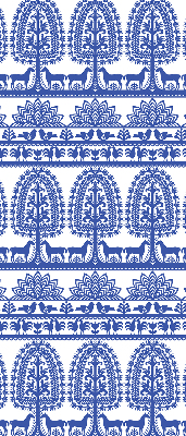 Store enrouleur Motif bleu