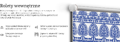 Store enrouleur Motif bleu